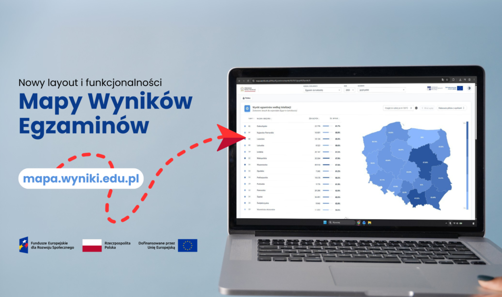 Nowa, odświeżona Mapa wyników egzaminów