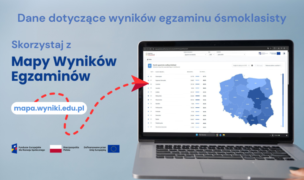 Egzamin ósmoklasisty na Mapie Wyników